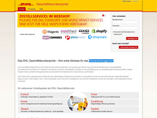 get my invoice from DHL Geschäftskundenportal