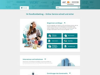 get my invoice from Rundfunkbeitrag